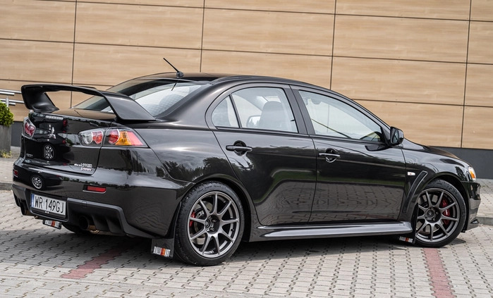 Mitsubishi Lancer Evolution cena 155000 przebieg: 142300, rok produkcji 2011 z Radom małe 781